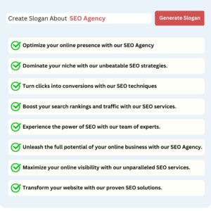 Slogan Maker – Tagline & Slogan Generator .